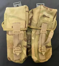 British Military MTP Camouflage PLCE Empty Double Ammo Ammunition Magazine Pouch