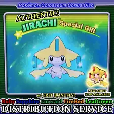 Pokemon Colosseum Bonus Disc WishMaker Jirachi Event Distribution Service