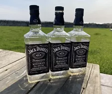 3 Empty Jack Daniels 70cl Bottles. 700ml Whiskey Bottle for Craft Up-cycling