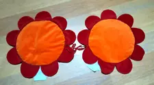 IKEA 2 x Flower Seat Cushions Pads (Kryp Blomma) for Kids Mammut Stool Chair