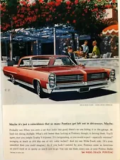 1964 Pontiac Bonneville 2 Door Hardtop Print Ad