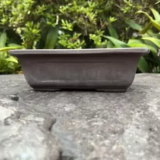 New ListingJapanese bonsai pot Mini Bonsai Pot, Clay, Window, Corner, Tiered, Rectangular,