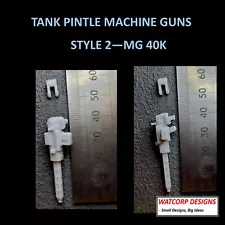 Pintle Mounted Heavy Machine guns for 28mm wargames