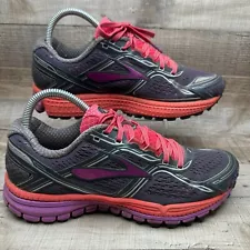 Brooks Ghost 8 Running Shoes Womens Size 8 M Gray Purple Sneakers 1201931B038