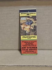 Art Steiner Sales Service Fort Worth TX Matchbook Cover