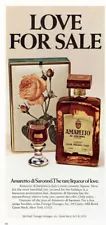 1973 Amaretto di Saronno: Love For Sale Vintage Print Ad