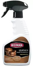 LEATHER CLEANER & CONDITIONER Moisturizer Protect Polish shoes boots WEIMAN