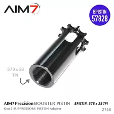 Aim7 Gen 2 SUPPRESSORS PISTON Adapter .578 x 28 TPI