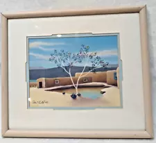 Signed, Robert Arnold "Middle Tree" Southwest Print, Framed