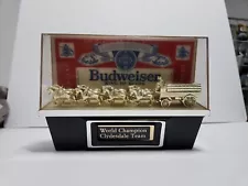 Vintage Budweiser Beer Clydesdale Team Display Item