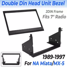 For Mazda Miata NA MX5 Double Din Head Unit Bezel 2DIN Frame Fits 7" Atoto Radio