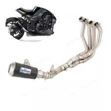 For Kawasaki Z1000 Ninja 1000 2010-2024 Exhaust System Front Pipe Carbon Muffler (For: 2010 Kawasaki Z1000)