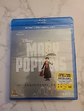 MARY POPPINS NEW Sealed 50th Anniversary Edition Blu-ray, DVD, Digital 2013