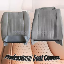 For Chevy Impala SS 1994 1995 1996 Driver Leather Seat Cover Med Gray Perforated