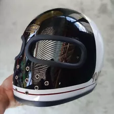 SALE VINTAGE CUSTOM HELMET TWINEYES NASA FOR CAFERACER BOBBER CHOPPER MOTORCYCLE