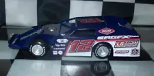 BLUE #12 1/32 PULL BACK DIRT OPEN WHEEL MODIFIED DIECAST CAR