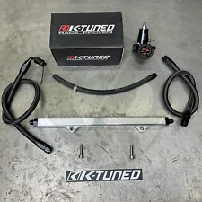 K Tuned K Motor 6AN Fuel Rail swap kit, K20 K24 EG EK DC2 (Silver)