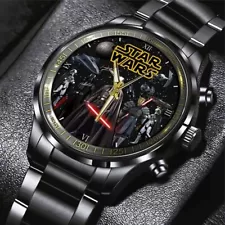 Star Wars Black Stainless Steel Watch