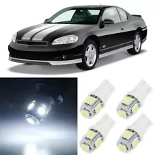 11 x Xenon White Interior LED Lights Package For 2000 - 2007 Chevy Monte Carlo (For: 2004 Chevrolet Monte Carlo SS)