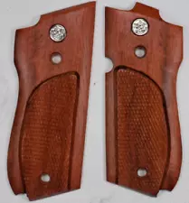 Smith and Wesson Model 39, 52, 439, 539, 639 grips Handmade Hardwood NEW