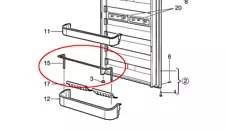 Dometic Refrigerator Wire Rack 2932585033 Door Shelf RM2652 2852 3862 New