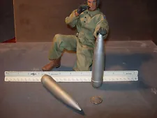 1/6 scale resin cast REPLICA-WW2 US 155mm artillery shells for GI Joe cannon TOY