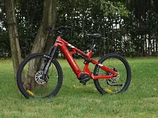 Cyberbike Raptor Mid drive 750watt full suspension Enduro Electric Mountain Bike