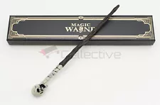 Death Eater Skull Magic Wand Metal Core 14" Collection Costume Props Gift HP