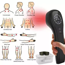 Cold Laser Therapy LLLT 808 Pain Relief Device Red Light Acupuncture FDA Cleared