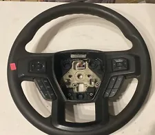 GENUINE 2019 Ford F150 Steering Wheel Black Cruise Control OEM HL3B-3600-DE3ZHE