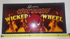 Slot Machine Topper Smokin Hot Stuff Wicked Wheel 27-1/2"x17-1/2" Casino SCD 539