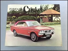 1973 Plymouth Cricket Canada Car Sales Brochure Catalog - Hillman Chrysler