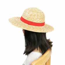 One Piece Straw Hat Anime Monkey D Luffy Men Women Cap Cosplay Costume Prop Kids