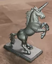 Vintage 1983 London Pewter Unicorn 2-1/2" Figure Figurine Fantasy Statue