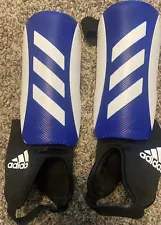 Adidas Tiro Match Shin Guards Blue/White Soccer Youth