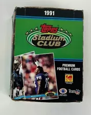 1991 Topps Stadium Club Football Cards Wax Box 36 Sealed Packs Favre RC YR