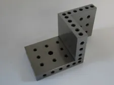 Compound ANGLE PLATE Precision Ground w1/4-20 tapped 6 x 2 15/16 x 2 15/16