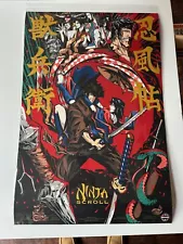 Ninja Scroll Man-Tsun Tsang 24”x36” Screenprint Mint Edition of 55