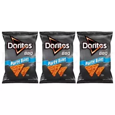 Doritos Tortilla Chips Sweet & Tangy Bbq Flavored Party Size 14.5 oz Lot of 3