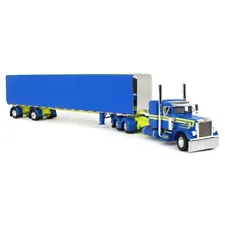 DCP 1/64 Peterbilt 379 36" Sleeper Utility RollTarp Trailer Big Rigs #12 69-1679