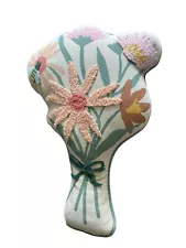 Pillowfort Floral bunch Figural pillow chenille accent