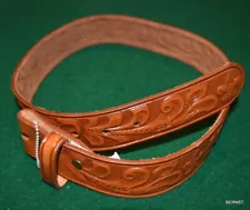 BOY SCOUT LEATHER 26" BELT - NEW