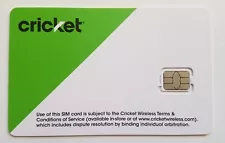 Cricket SIM card • HTC 10 HTC U Ultra HTC U Play U11 U11+ HTC U12+ • READ INSIDE