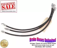 SALE - BRAKE HOSE SET Ford F250 4x4, 1965 1966 with 3M Front Axle (For: 1966 F-250)