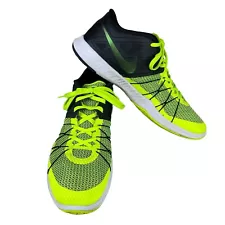 Nike Zoom Train Athletic Training Shoes Men's 14 Black Volt Green 844803-008