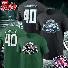 HOT SALE 35% - WrestleMania 40 Philly Logo 2024 T-Shirt For Fans