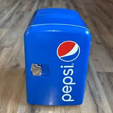 Pepsi Portable 6 Can Mini Fridge Cooler for Car or RV w/12 Volt Cable