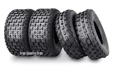 Set of 4 WANDA Sport ATV Tires 22x7-10 22x7x10 Front & 20x11-9 20x11x9 Rear 4PR