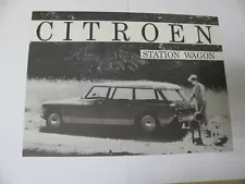 1960 60 CITROEN STATION WAGON ORIGINAL AUTO SALES BROCHURE LOWEST PRICE EBAY