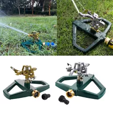 360 Degree Adjustable Water Sprinkler Heavy Duty with Metal Base for Lawn Garden